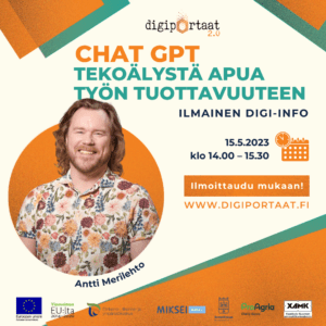 Maksuton digi-info: Chat GPT – Tekoälystä apua työn tuottavuuteen 