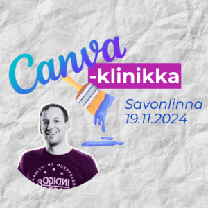 Canva-klinikka Savonlinna: 1 h / yritys