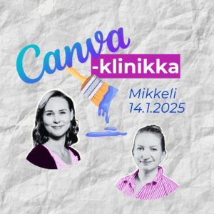 Canva-klinikka Mikkeli, 45 min / yritys