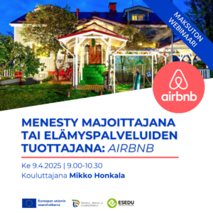 Menesty majoittajana tai elämyspalveluiden tuottajana: Airbnb