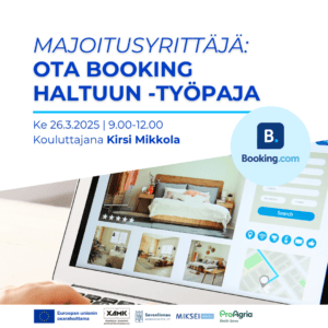 Majoitusyrittäjä: ota Booking haltuun -työpaja
